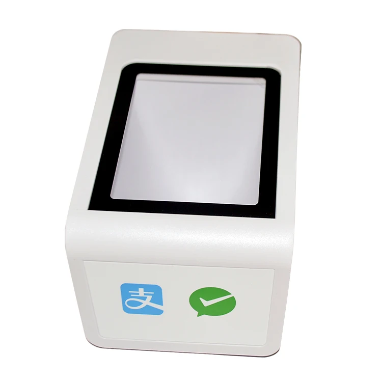 

China Manufacture Desktop Box 2d Qr Auto Price Checker Supermarket Pos Mobile Payment Barcode Scanner