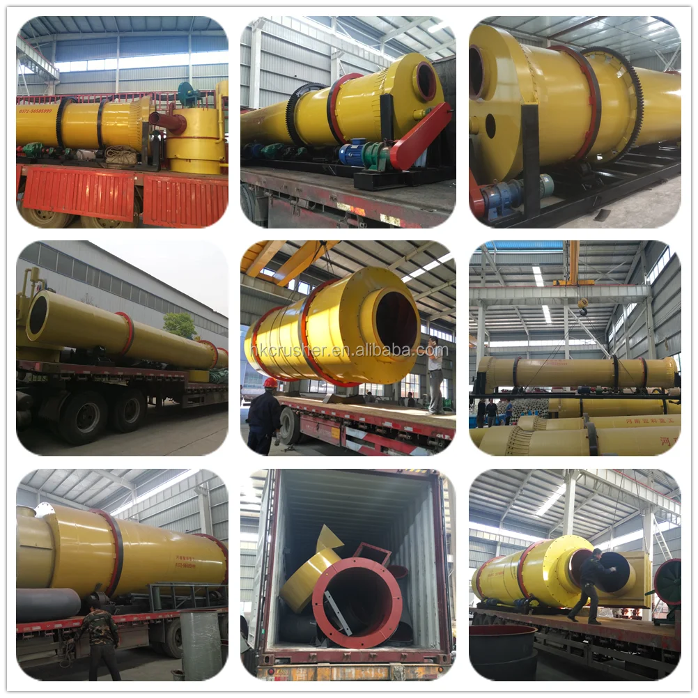 Small rotary drum dryer