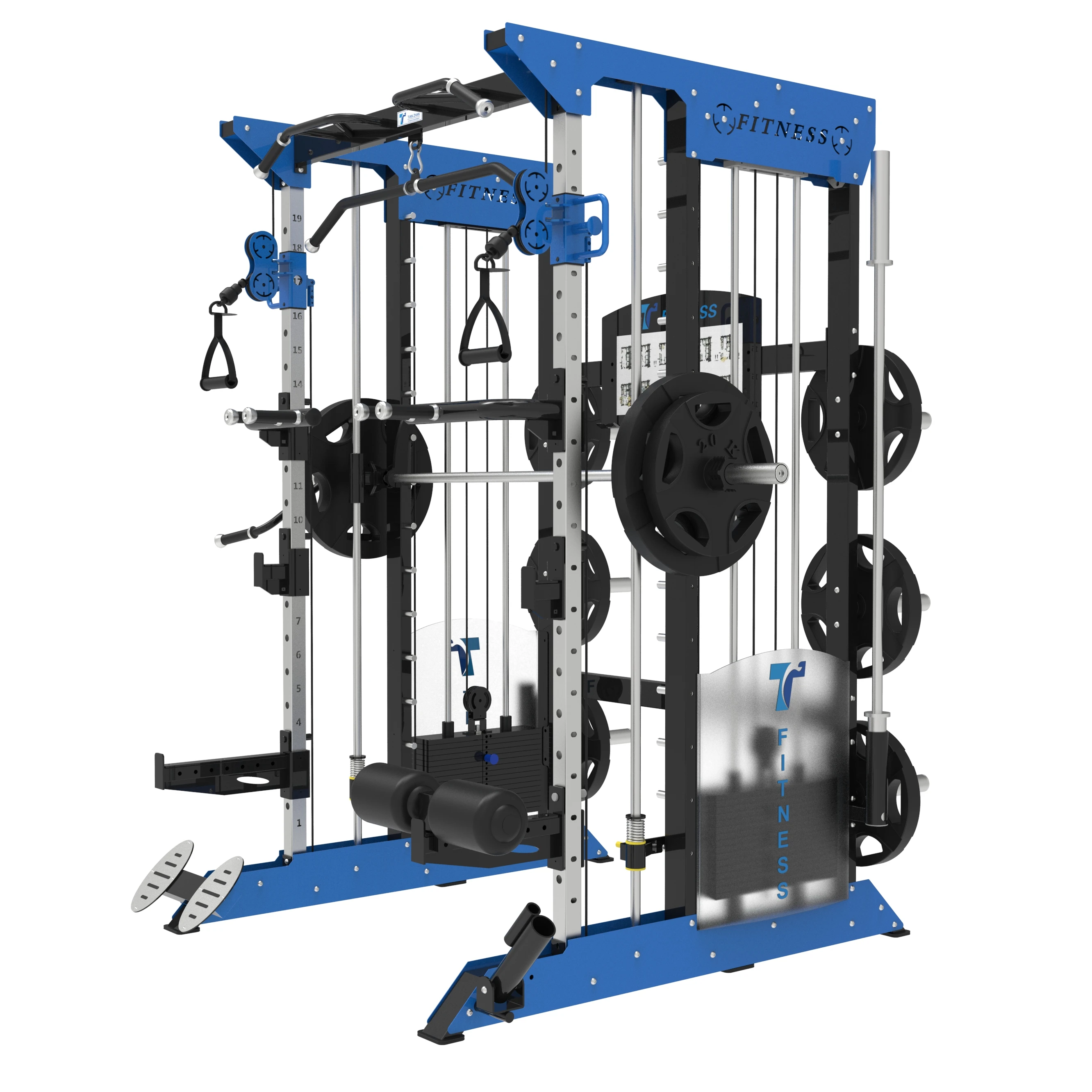 

Multi function smith machine pin loaded strength machine for home, Optional