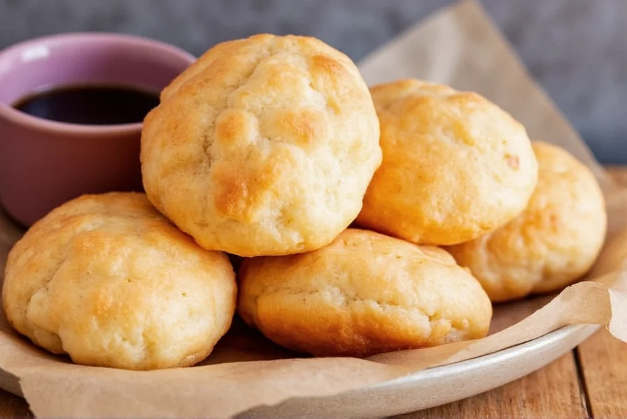 Frying sopapillas in a skillet