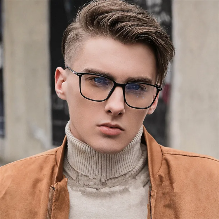 

New men and women TR90 anti blue light lens fashion computer glasses full frame metal Optical glasses, Mix color or custom colors