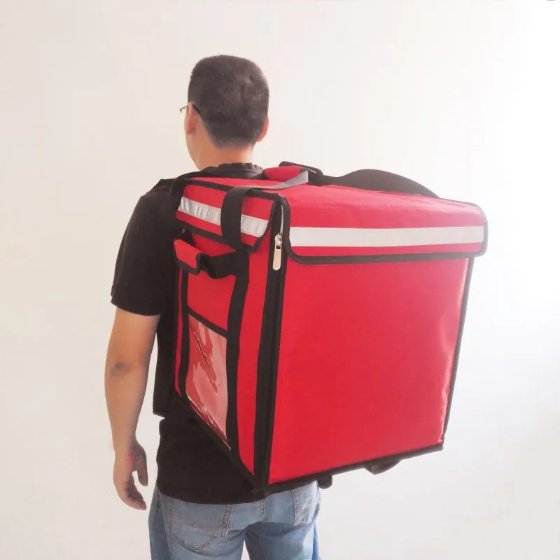 
Big waterproof Thermal motorcycle bike backpack food delivery bag 