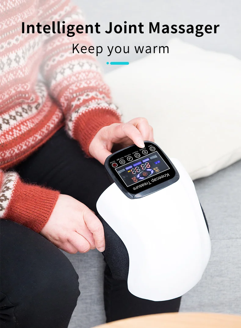 Intelligent Lcd Display Air Compression Vibrating Infrared Heating Arthritis Wireless