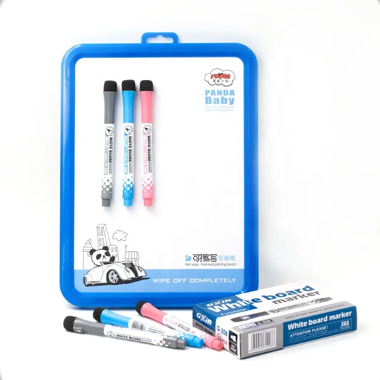 
GXIN G-208 coloured whiteboard marker pen with magnet and Eraser 