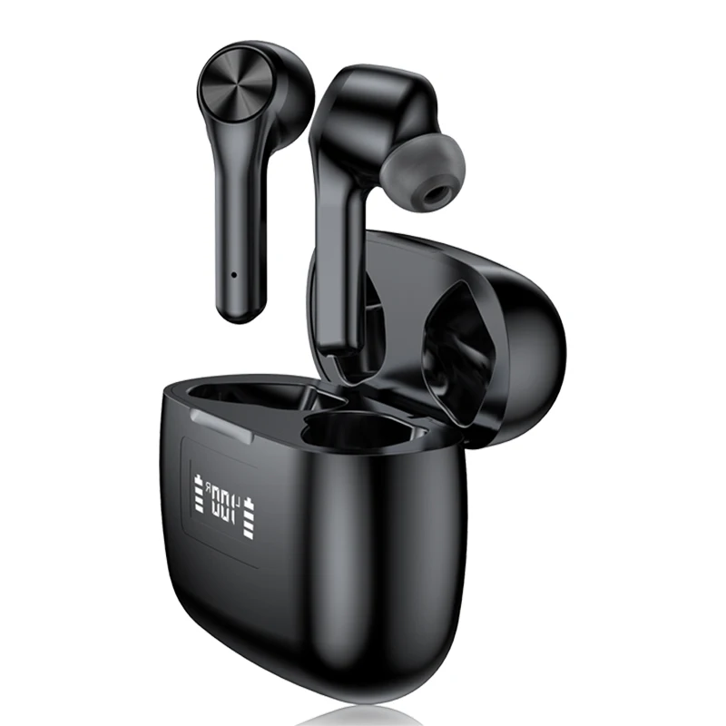 

TWS T9 Wireless BT 5.0 Earphone Power Display In-ear Stereo HIFI Earbuds IPX5 Waterproof Sports Gaming touch control Headset