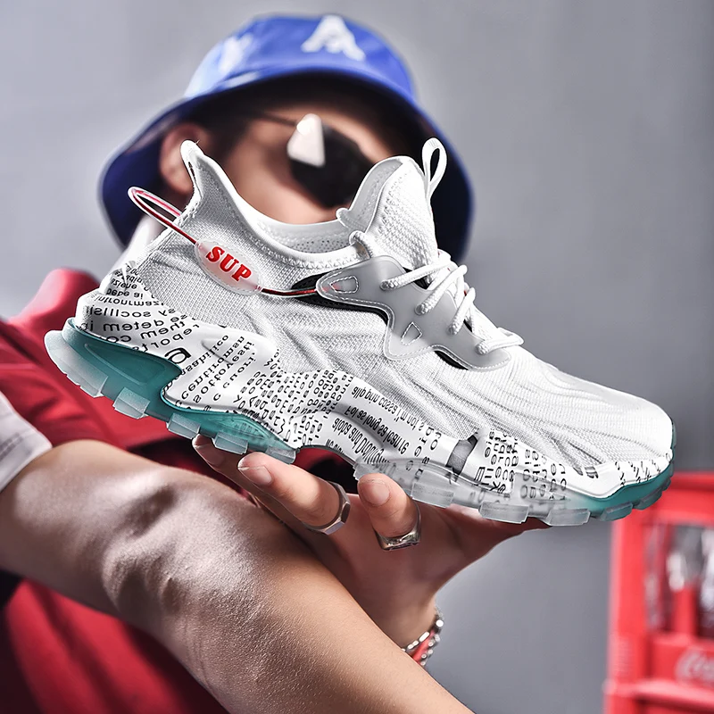 

Fashion Sneaker Men Running Mens Shoes Sneakers High Top