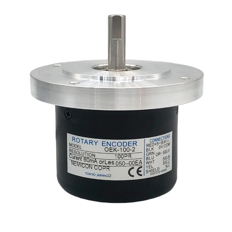 

100PPR voltage output 8mm shaft encoder OEK-100-2 rotary encoder