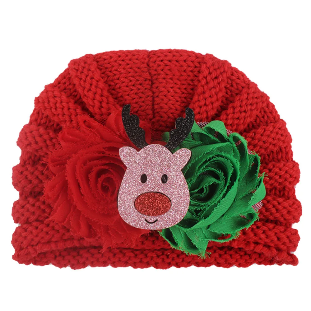 red baby beanie