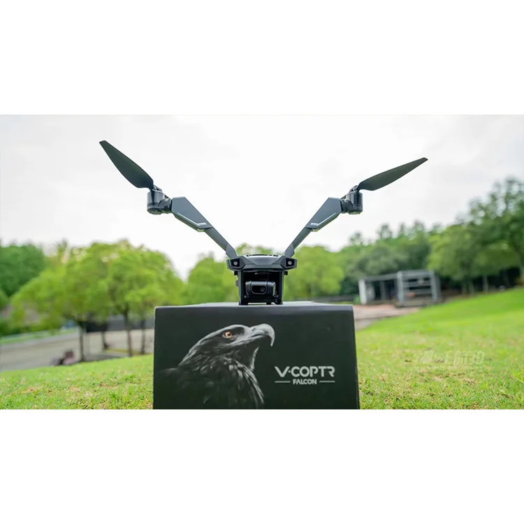 

The world's first V-shaped Falcon dual-rotor 7 km control 50 minutes of flight time three-axis mechanical gimbal EIS drones