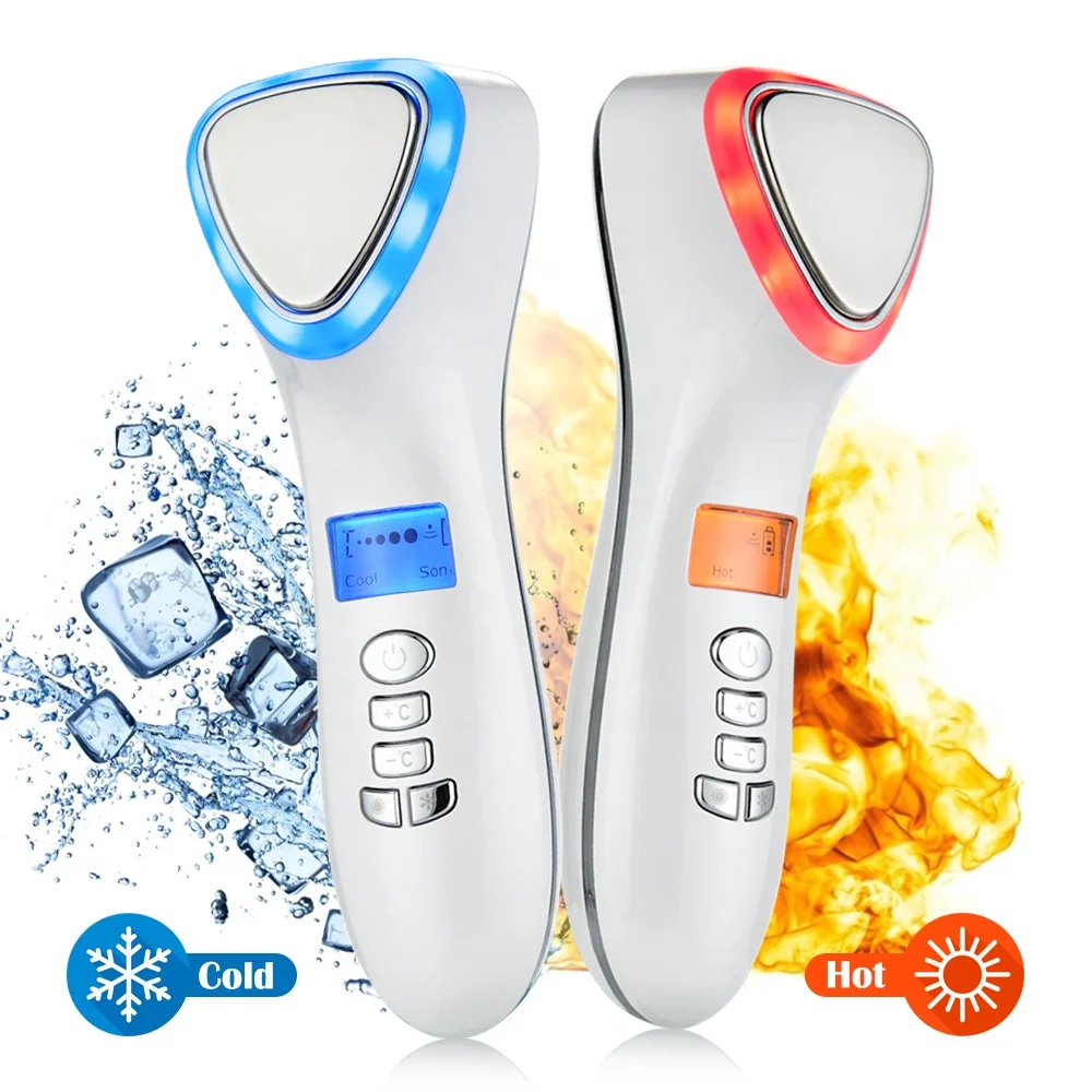 

Hailicare Private Label Hot Cold Led Light High Frequency Skin Rejuvenation Device Beauty Personal Care Machine