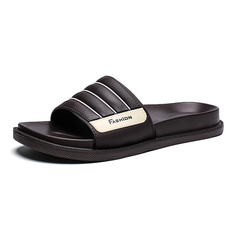 

YT shoes New lightweight men's EVA slippers indoor and outdoor leisure and comfortable slippers for men, Black