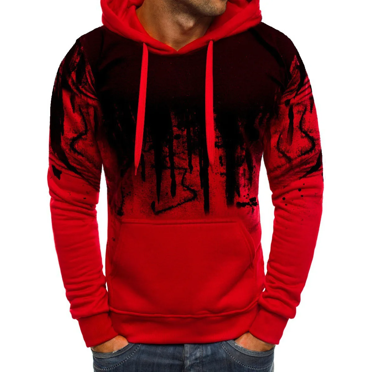 

2021 Amazon Wholesale Autumn Wool Acrylic Long Sleeve Sweatshirt Pullover Hoodies for Men
