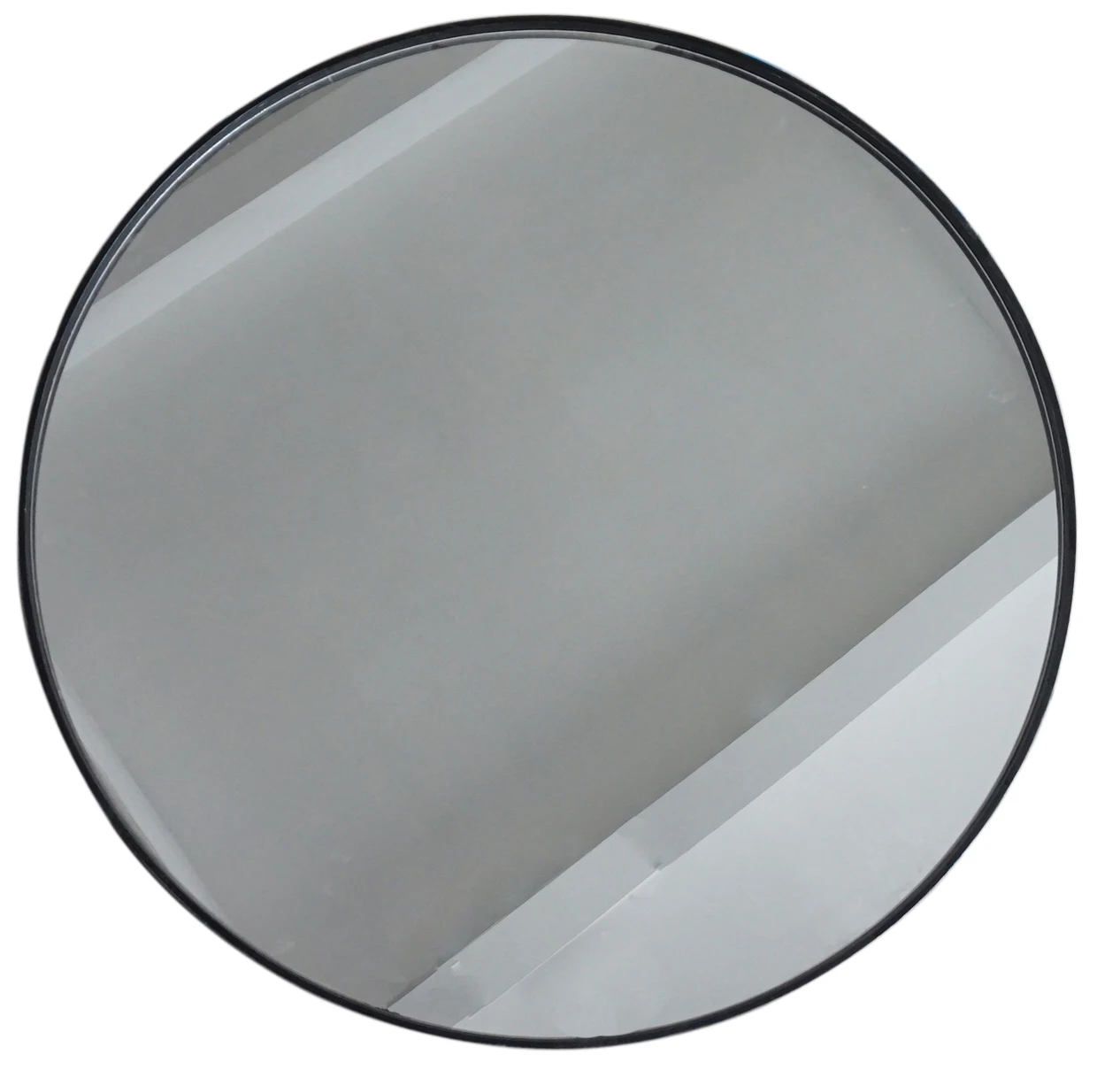 100cm Contemporary Simple Large Circle Wall Mirrors Modern Big Black Round Wall Mirror for Bathroom