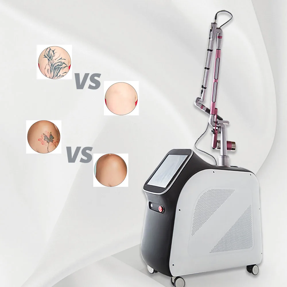 

Skin care 755nm&1064nm&532nm pico laser device combine wavelength picosur technology laser tattoo removal machine