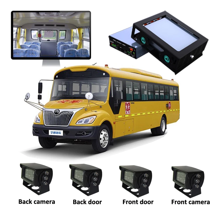 H.265 Vehicle black box SSD truck DVR σύστημα κάμερας με 4g wifi