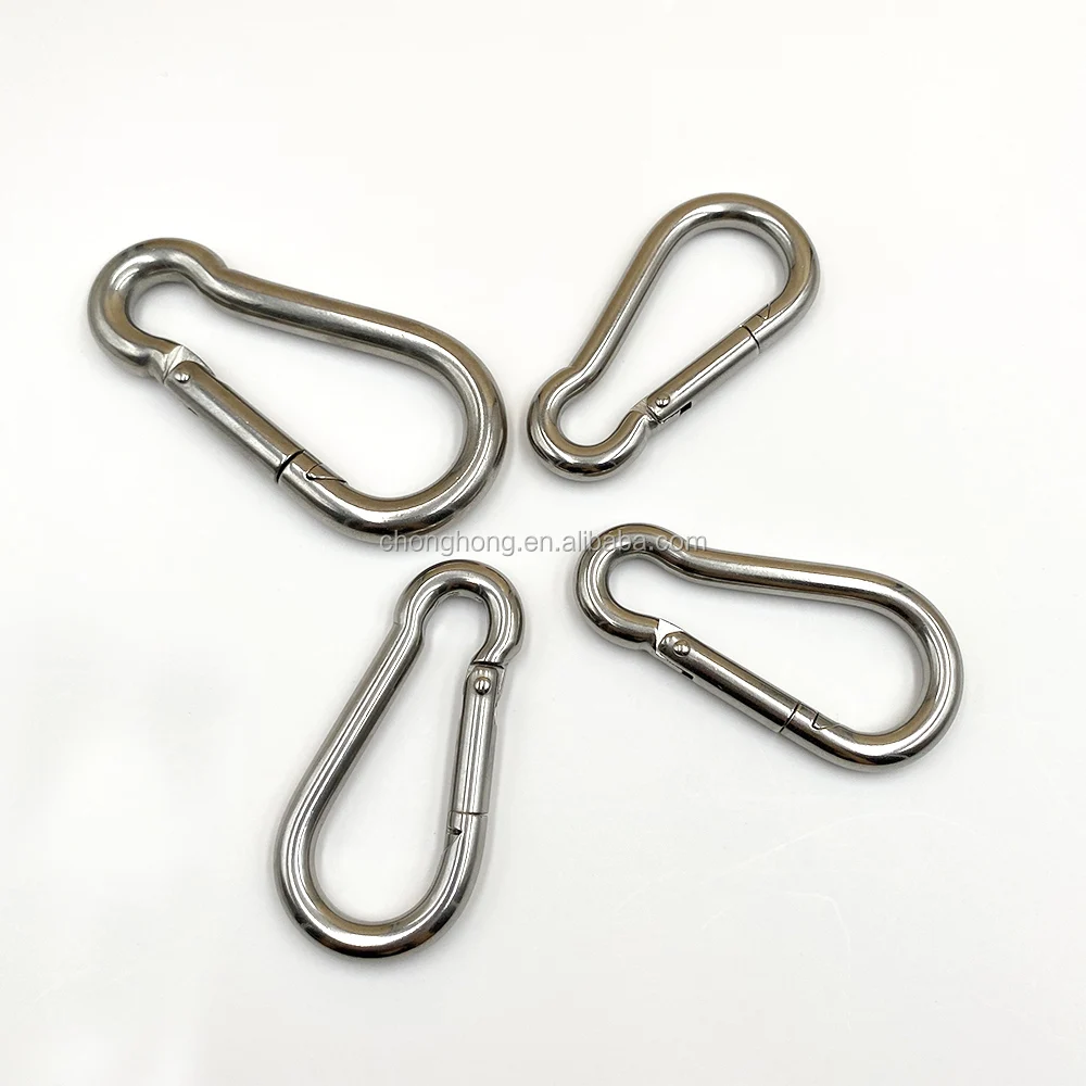 出厂价格金属卡钩不锈钢aisi304/316弹簧钩