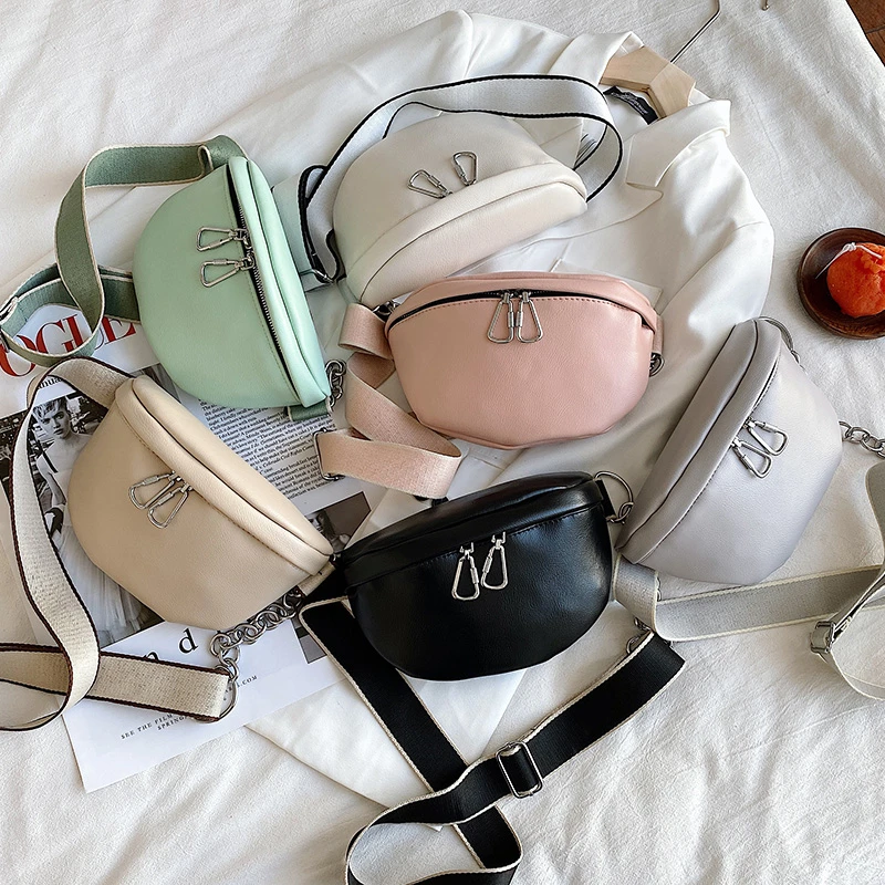 

2021 Wholesale Ladies Waist Handbags Messenger Waist Bags Lady Waist Purses