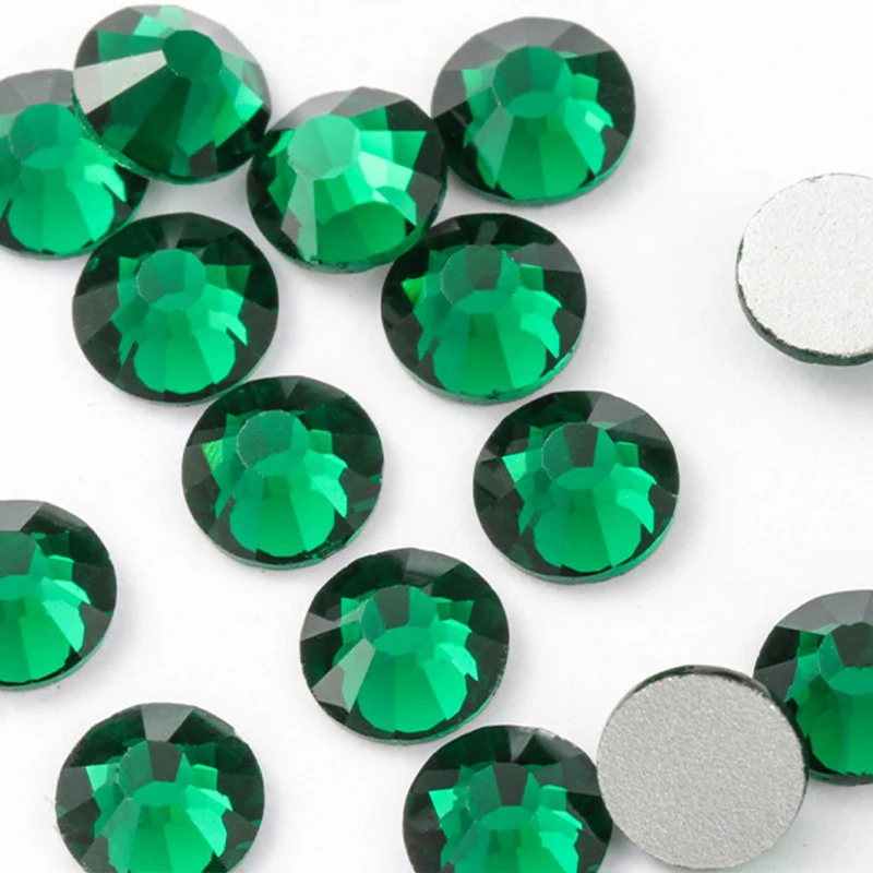 

36 colors SS3 nail ornaments flatback rhinestones green crystals mini rhinestone Glass 3D nail rhinestone for nail Art