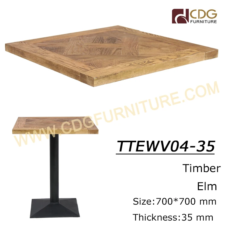 
Wholesale Usa Ash Oak Teak Wood Solid Wood Mesa Commercial Modern Hardwood Table Top For Restaurant Coffee Shop Bistro 