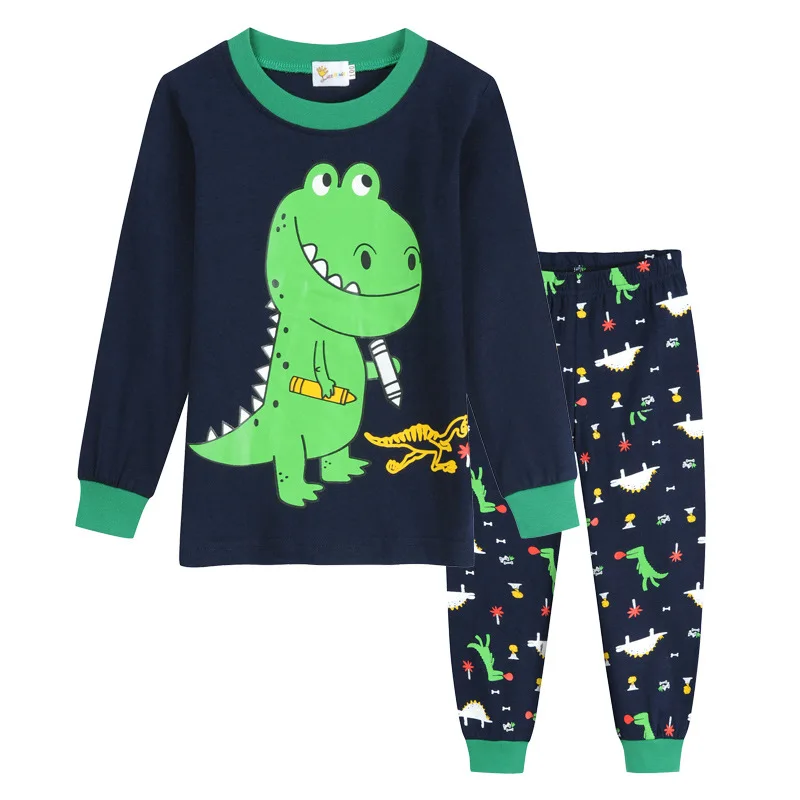 

OEM Long Sleeve Cute Soft Nightwear Cotton Pajamas Kids Sleepwear Boy's Sleepwear, Multicolor