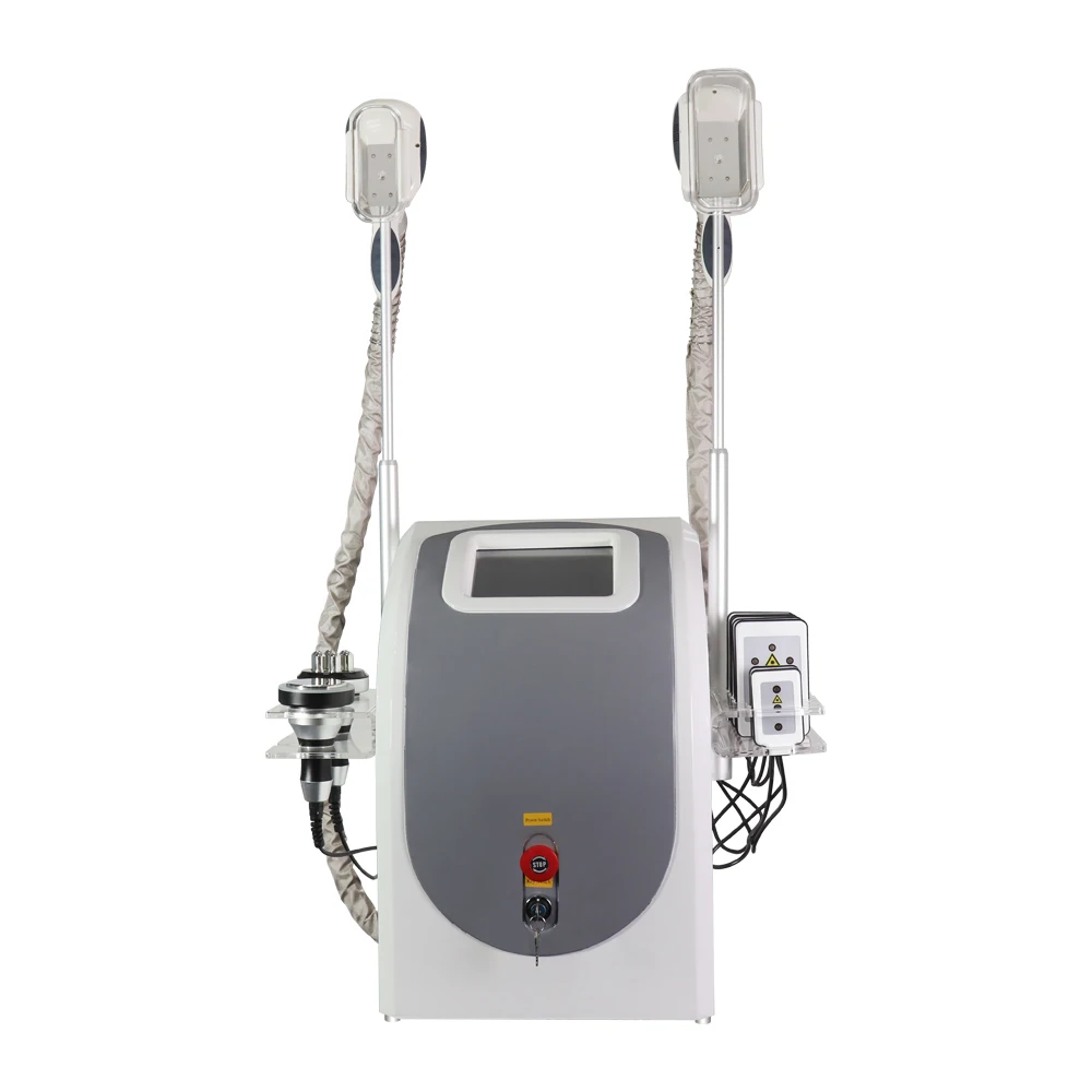

S16 5 in 1 Portable Fat Freezing Body Slimming Weight Loss Cavitation RF Cryolipolysis Machine For Sale, Silver