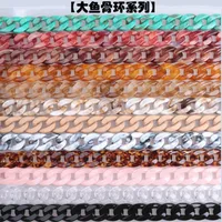 

2019 HOT Acrylic Reading Glasses Bag Chains Acetate Eyeglass Chains Many Colors Big Glasses Chain sunglasses strap