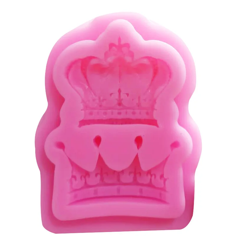 

Crown Molding Liquid Silicone Mold Fondant Chocolate Cake Mold Pastry Baking Tray Making Handmade Mold Accessories Supplies