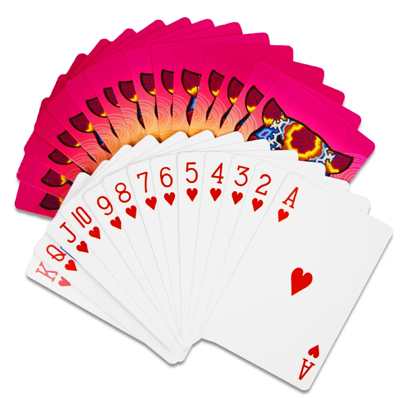 

good quality custom printed logo 0.28mm glossy white pvc sheet for playing cards