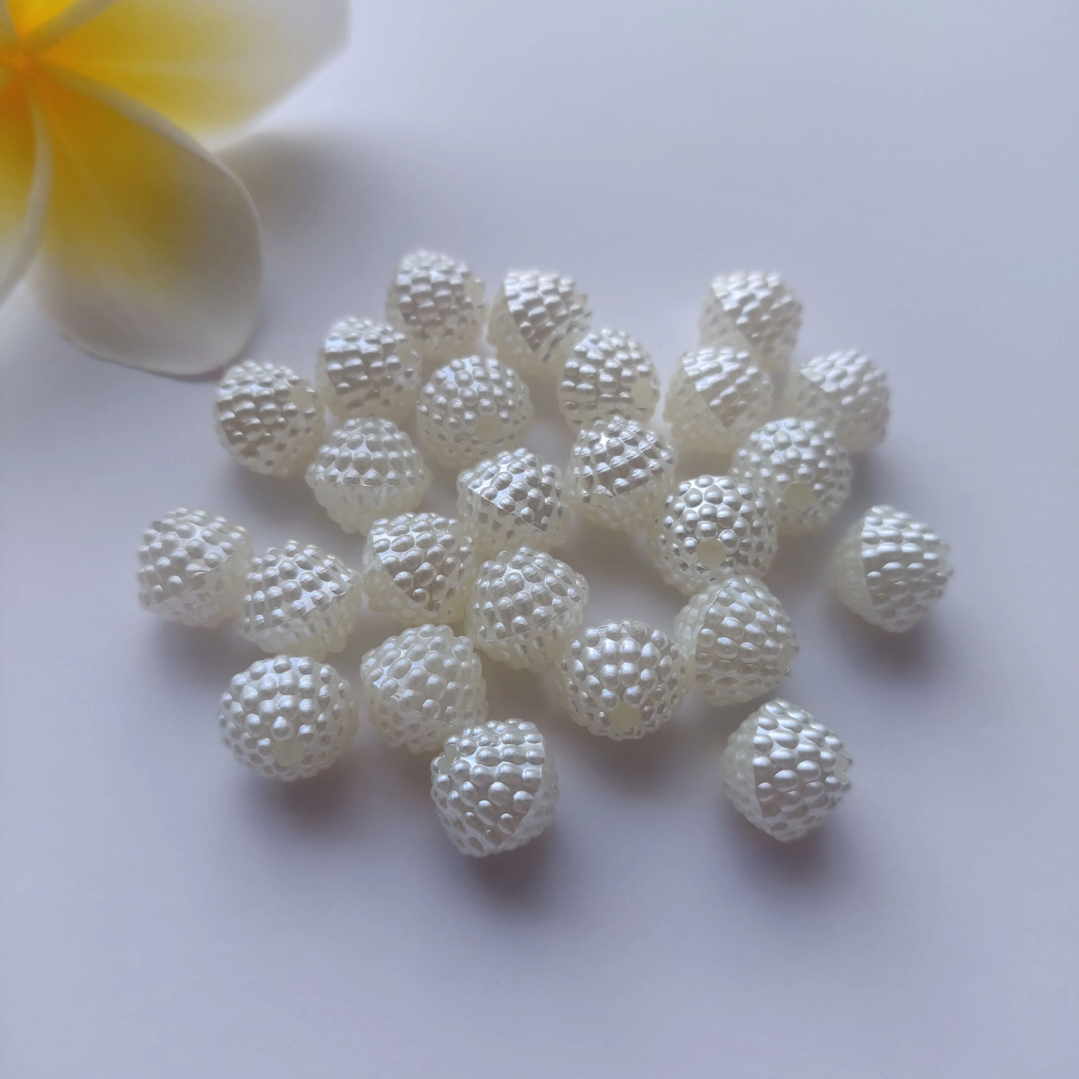

8mm Bayberry ball ABS plastic imitation pearl in bulk, Custom