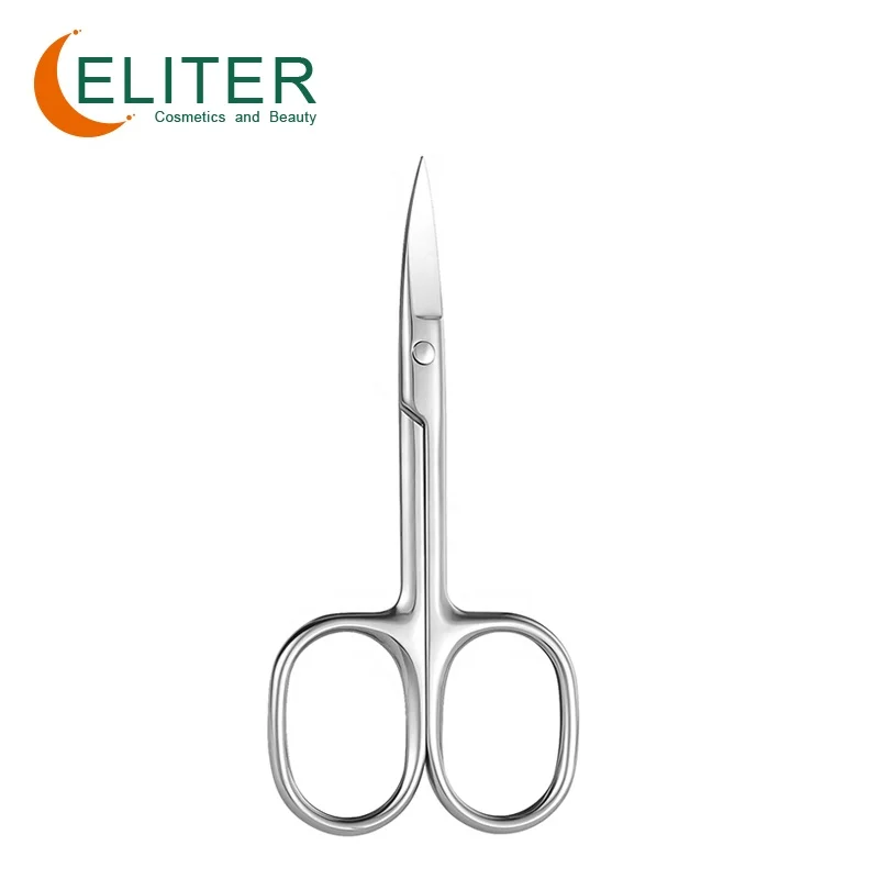 

In Stock Amazon Hot Sell Stainless Steel Manicure Scissor Cuticle Scissors Professional Own Brand Nail Supplies