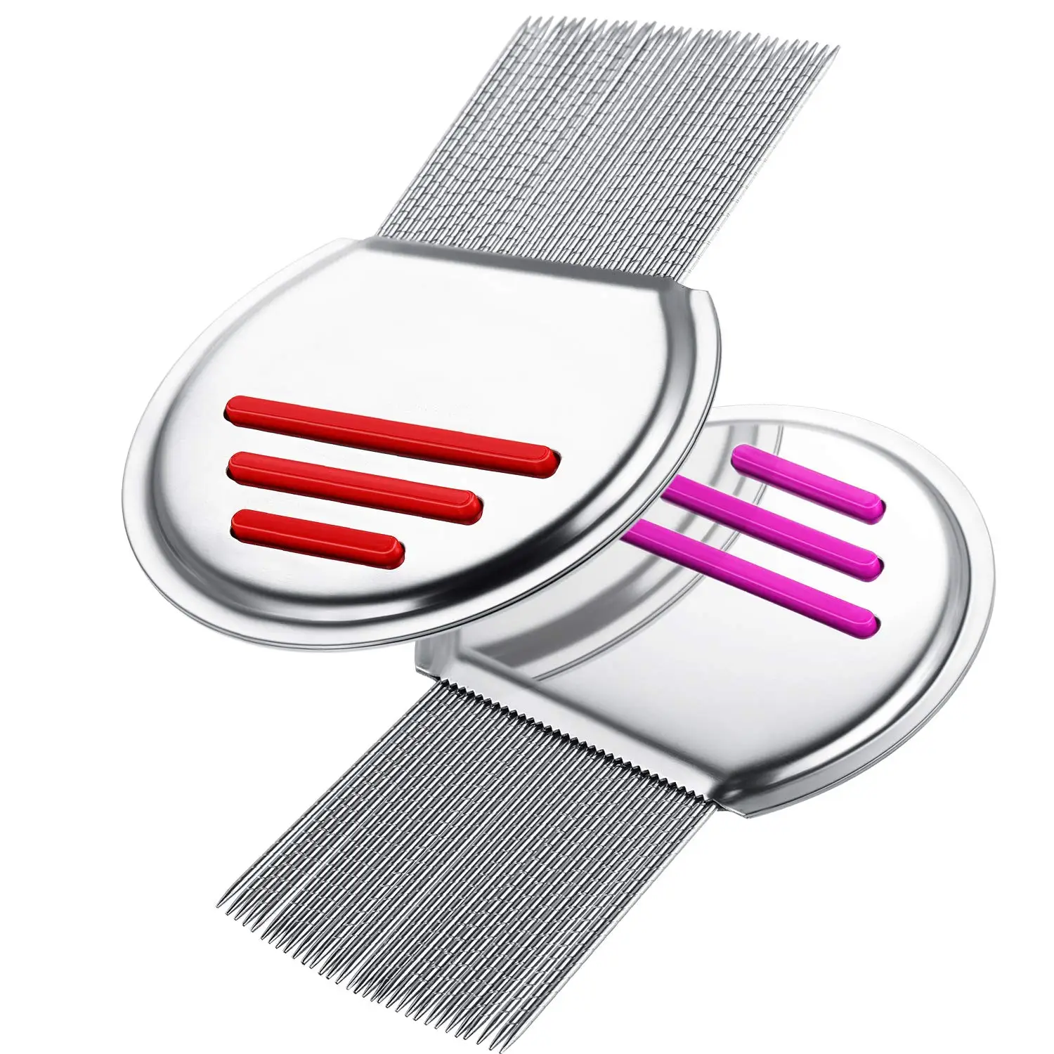 wholesale stainless steel head anti lice trap elimination comb