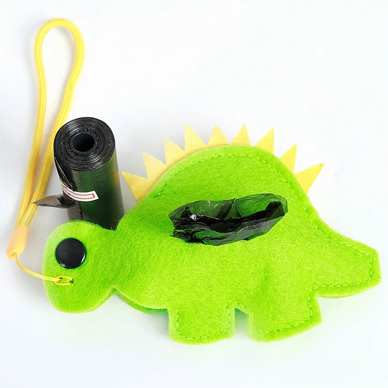 

Felt Fabric Portable Pet Dog Supplies Trash Bag Holder Poop Bag Dispenser