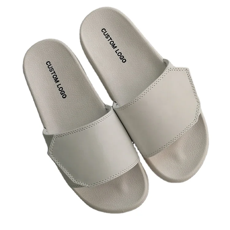 

Wholesale sublimation footwear slide unisex white slide sandal slipper custom print logo, Custom Slider Sandals Men Slippers, Red/black/white/customized