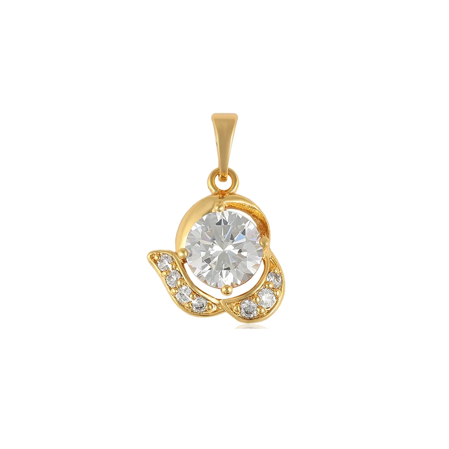 

35979 Xuping fashion delicate design cubic zirconia gold pendant jewelry