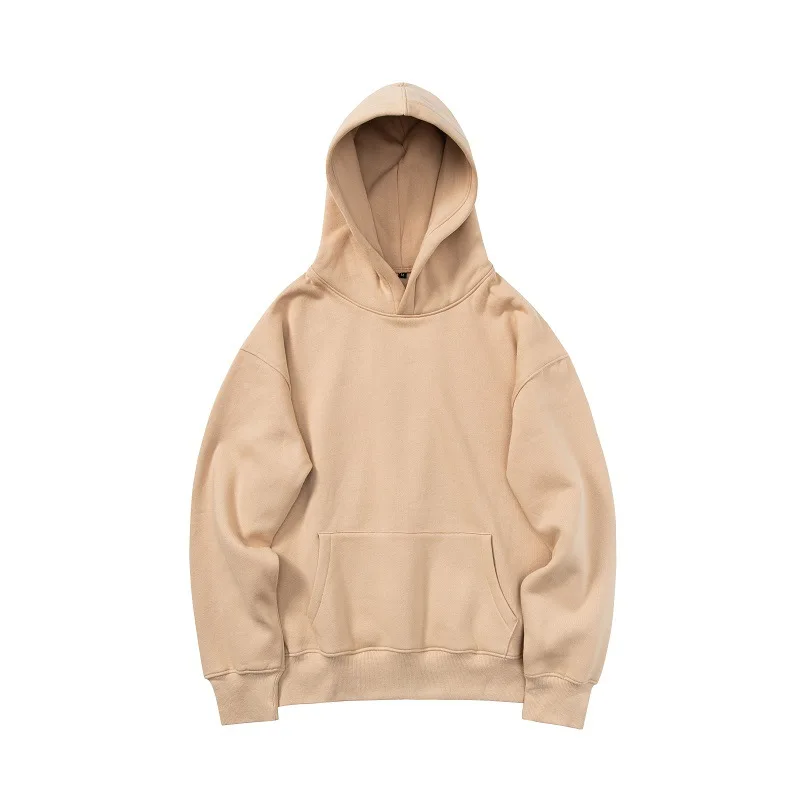 

luxury no drawstring plain hoodie unisex heavyweight mens hoodie blank plus size women's hoodies & sweatshirts