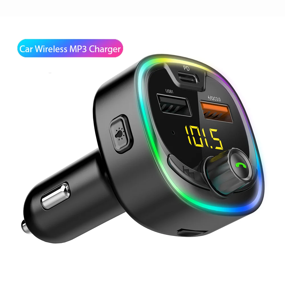 

DHL Free Shipping 1 Sample OK QC3.0 Fast Charge 3 USB Ports Car MP3 Charger Adapter Universal Phone Charger Custom Accept