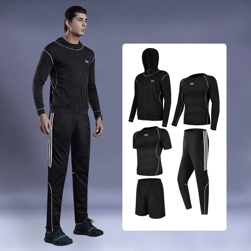 

Custom Brand Wholesale Men Fitness Clothing Running Sportswear Gym Suits, Custom color