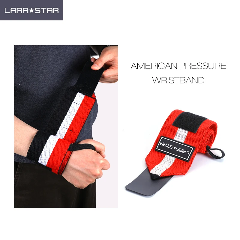 

LS0605 Gym wrist straps with weight lifting sports and training barbell straps