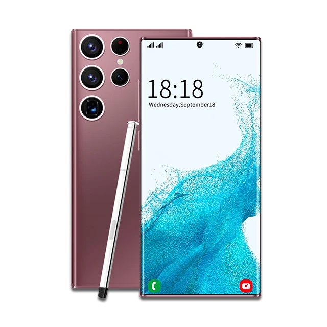 

Hot Sale 6.8 Inch With 16 GB+512 GB face unlock Cell Phones Smartphones Built-in stylus Note30 Ultra e2 Phones