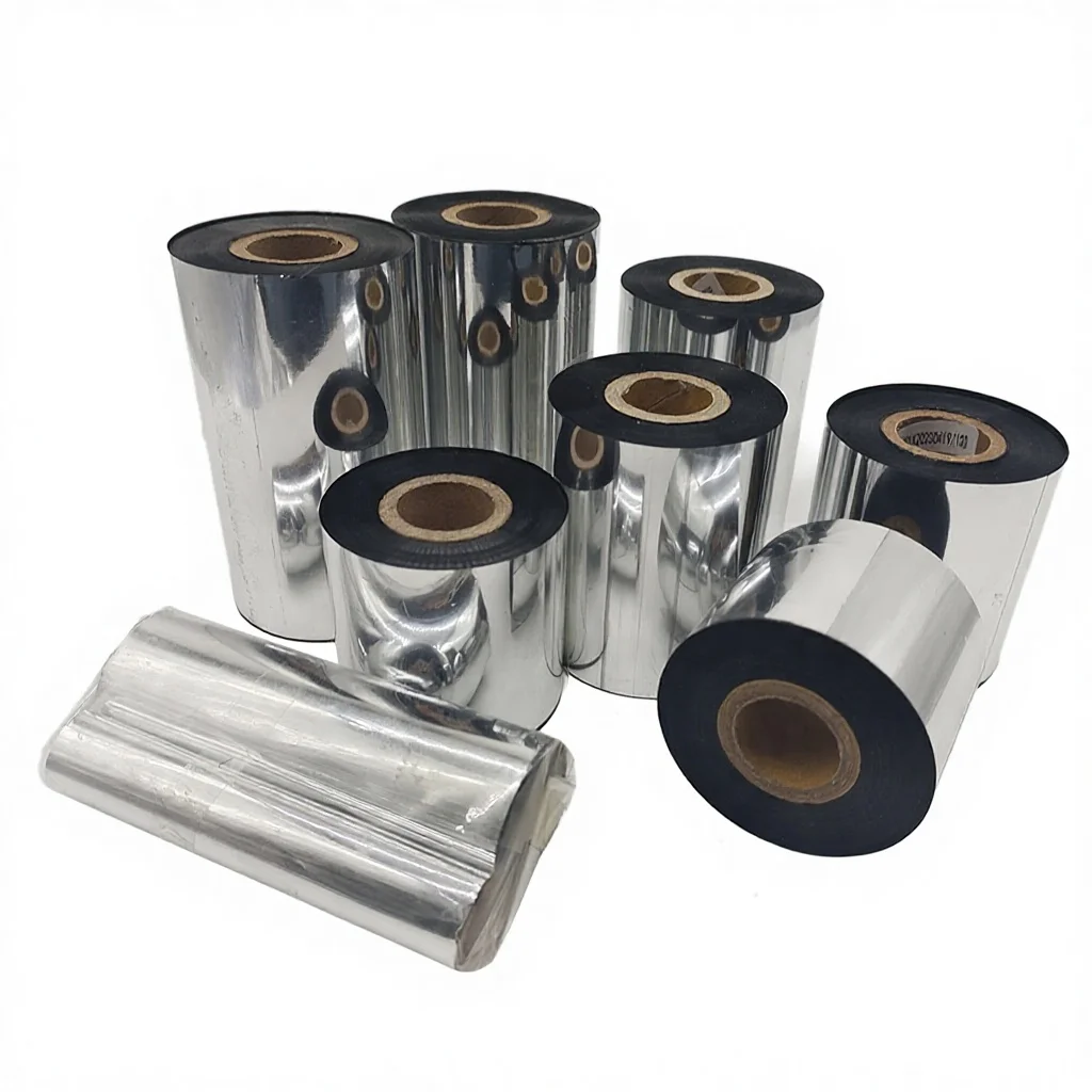 UNIONCODING 110mmx300M Black Wax Thermal Transfer Ribbon TTR Ribbon Barcode Printer Ribbon