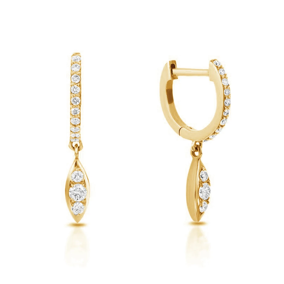 

fine jewelry wholesaler 925 sterling silver jewelry women earrings 18k gold vermeil callalily drop earrings