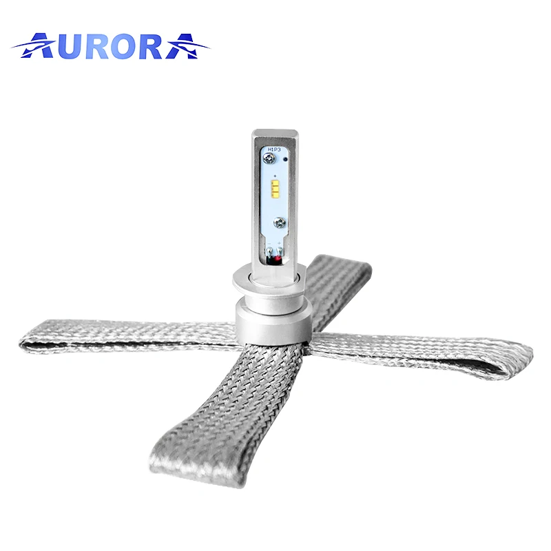 Aurora LED Headlight Bulb Superbright G10 H1 H3 H7 H11 H16JP H8 Auto Car Led Headlight ZES Chips Mini Size With Canbus