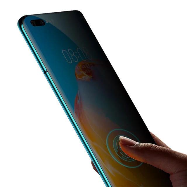 

Amazon Hot sale Privacy Anti Spy PMMA Screen Protector for huawei P40 Pro screen guard, Transparency 99% color