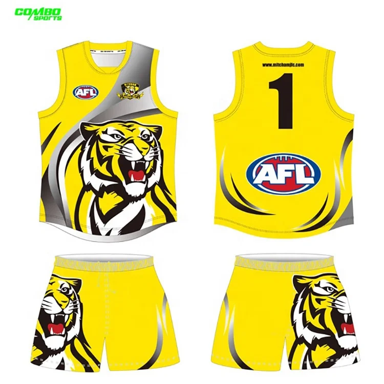 

specialize custom made AFL jersey with logo & name, Custom color