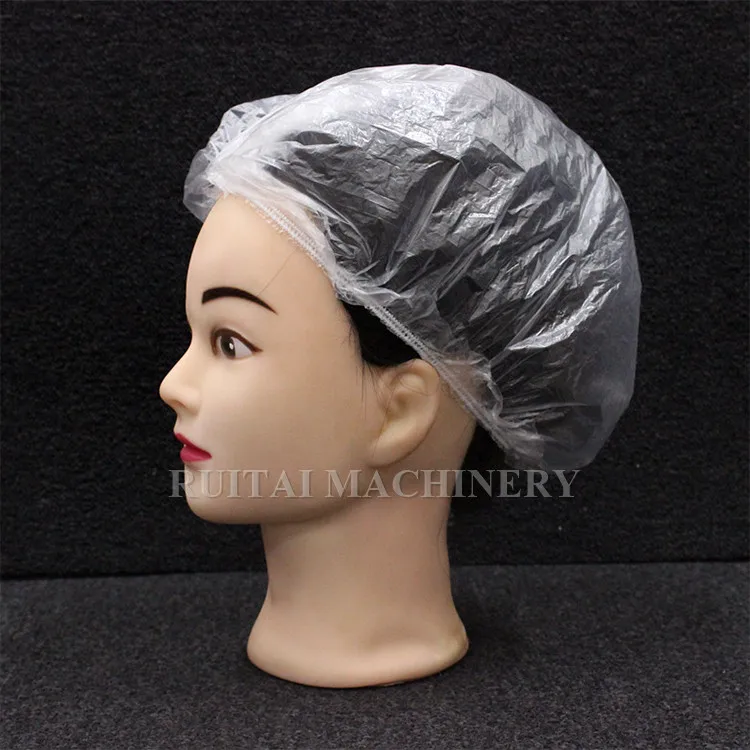
High Speed Disposable Plastic Hair Bath Shower Bouffant Cap Making Machine 