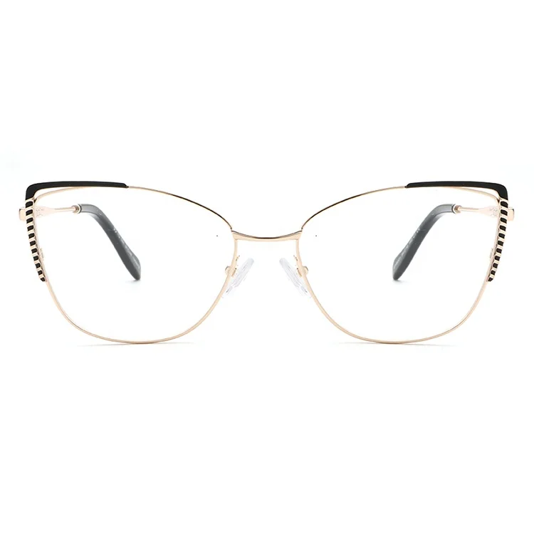 

Stylish Hot Sales Wholesale Metal Cat Eye Glasses Eyeglasses Frame 2021