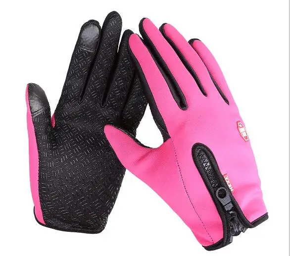 

Huanwei Waterproof Winter Warm Touch Screen Mitten Bicycle Cycling Mitten Skiing Motorcycle Windproof Cycling Mitten