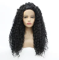 

Wholesale hair vendor 180% density Pre-plucked kinky curly lace front wig 360 lace frontal wig human hair full lace wigs