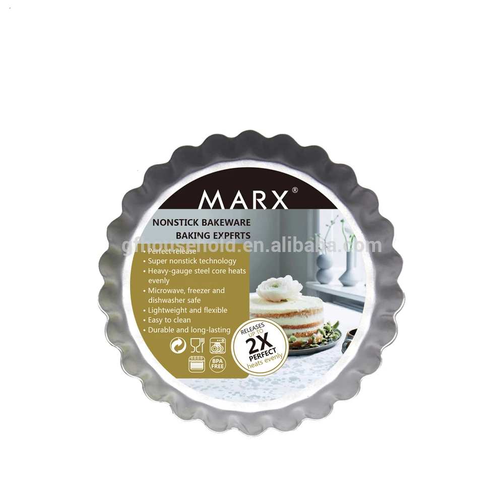 

BPA free non stick coating silver cake mold