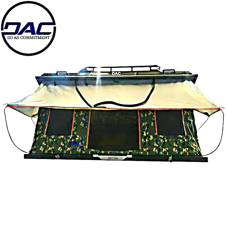 

DAC Tent Factory AT11 Hydraulic Rooftop Tents Gas Strut Hard Shell Roof Top Tents